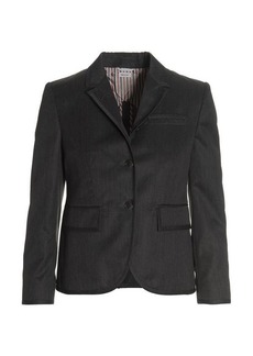 THOM BROWNE Wool single breast blazer jacket