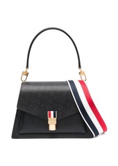 Thom Browne Trapeze pebbled leather tote bag