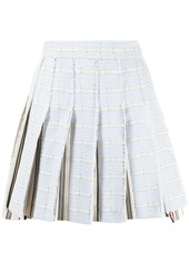Thom Browne tweed pleated skirt
