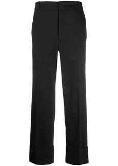 Thom Browne straight-leg twill cotton trousers