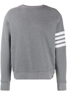 Thom Browne 4-Bar raglan-sleeve sweatshirt