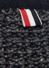 Thom Browne Wool & Mohair Knit Crew Neck Sweater
