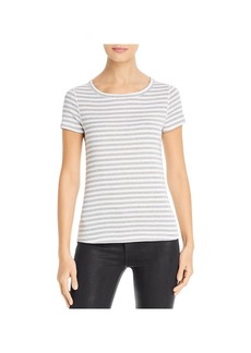 Three Dots Breckenridge Womens Stripe Short Sleeve T-Shirt