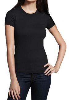 Three Dots Kennedy Womens Cotton Short Sleeves T-Shirt