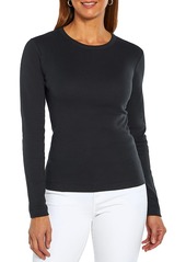 Three Dots Long Sleeve Top