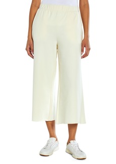 Three Dots Pull-On French Terry Crop Bootcut Pants in Ivory at Nordstrom Rack