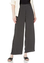 Three Dots Women's DA6160 Stripe Printed Cropped Pant