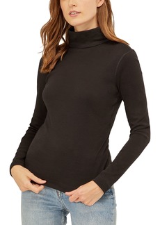 Three Dots womens Essential Heritage Long Sleeve Turtleneck Top T Shirt   US