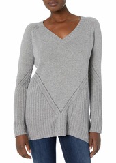 Three Dots Women's Pull Over Loose Long Sweater