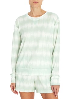 Three Dots Womens Tie-Dye Comfy Sweatshirt