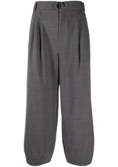 Tibi belted cropped trousers