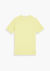 Tibi - Stretch-cashmere T-shirt - Yellow - L