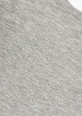 Tibi - Cotton-jersey bodysuit - Gray - XXS