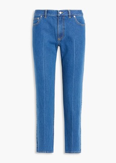 Tibi - Elfie high-rise straight-leg jeans - Blue - 24