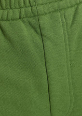 Tibi - French cotton-terry shorts - Green - XXS