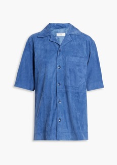 Tibi - Suede shirt - Blue - XXS