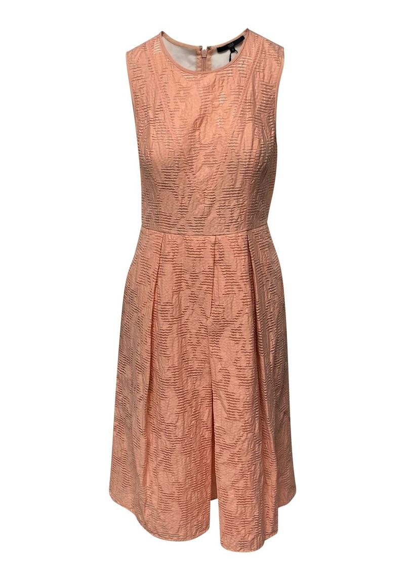 Tibi Coral Pleated Dress