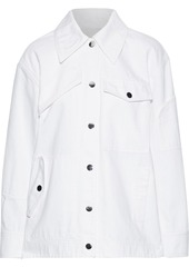 Tibi Woman Oversized Denim Jacket White