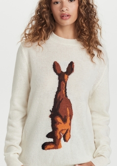 Tibi Wool Kangaroo Pullover