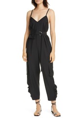 Women's Tibi Belted Tropical Jumpsuit