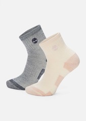 Timberland 2-Pack Casual Quarter Sock