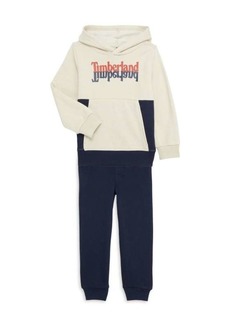 Timberland Boy's 2-Piece Logo Hoodie & Joggers Set
