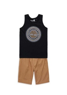 Timberland Boy's 2-Piece Tank Top & Shorts Set