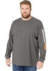 Timberland Extended Base Plate Blended Long Sleeve T-Shirt with Logo