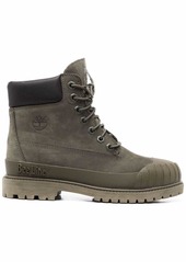 Timberland lace-up nubuck leather boots