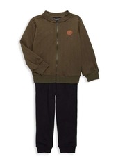 Timberland Little Boy's 2-Piece Jacket & Joggers Set
