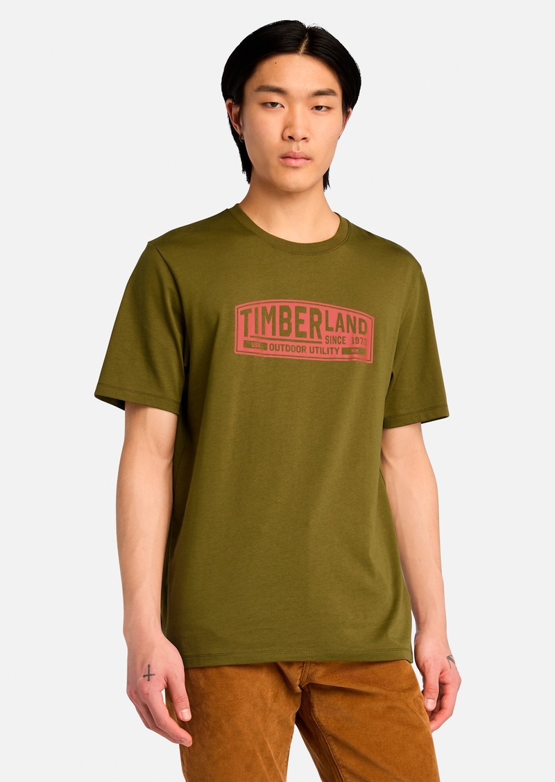 Timberland Men's Logo Graphic Short Sleeve T-Shirt