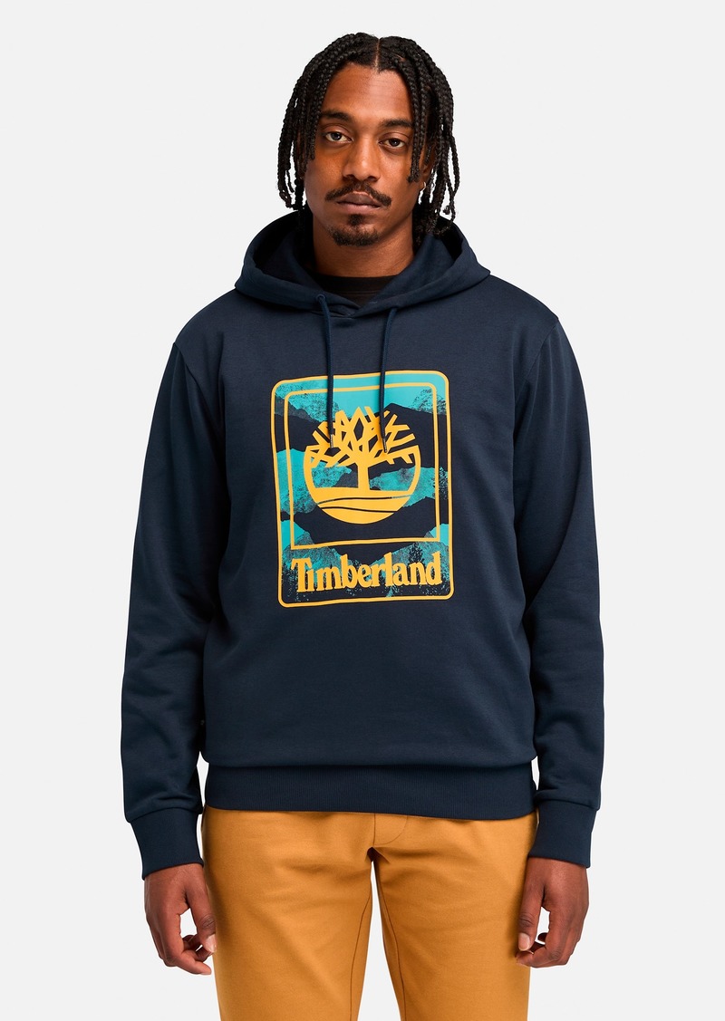 Timberland Men's Outdoor Graphic Brushback Hoodie