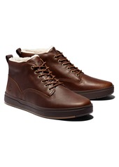 Timberland Davis Square Waterproof Sneaker in Rust Leather at Nordstrom