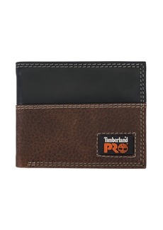 Men's Timberland Pro Teak Billfold Wallet with Back Id - -Cognac