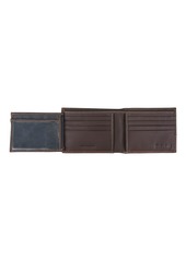 Men's Timberland Two-Tone Commuter Wallet - Cognac