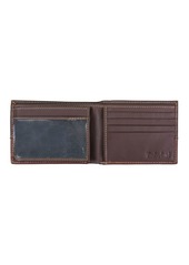 Men's Timberland Two-Tone Commuter Wallet - Cognac