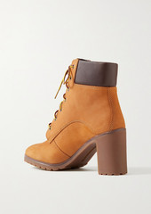 TIMBERLAND - Allington leather-trimmed nubuck ankle boots - Brown - US 9.5