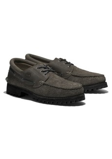 Timberland 3-Eye Hand Sewn Lug Boat Shoe in Steeple Grey at Nordstrom