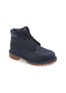 Timberland '6 Premium' Waterproof Leather Boot in Navy Monochrome at Nordstrom