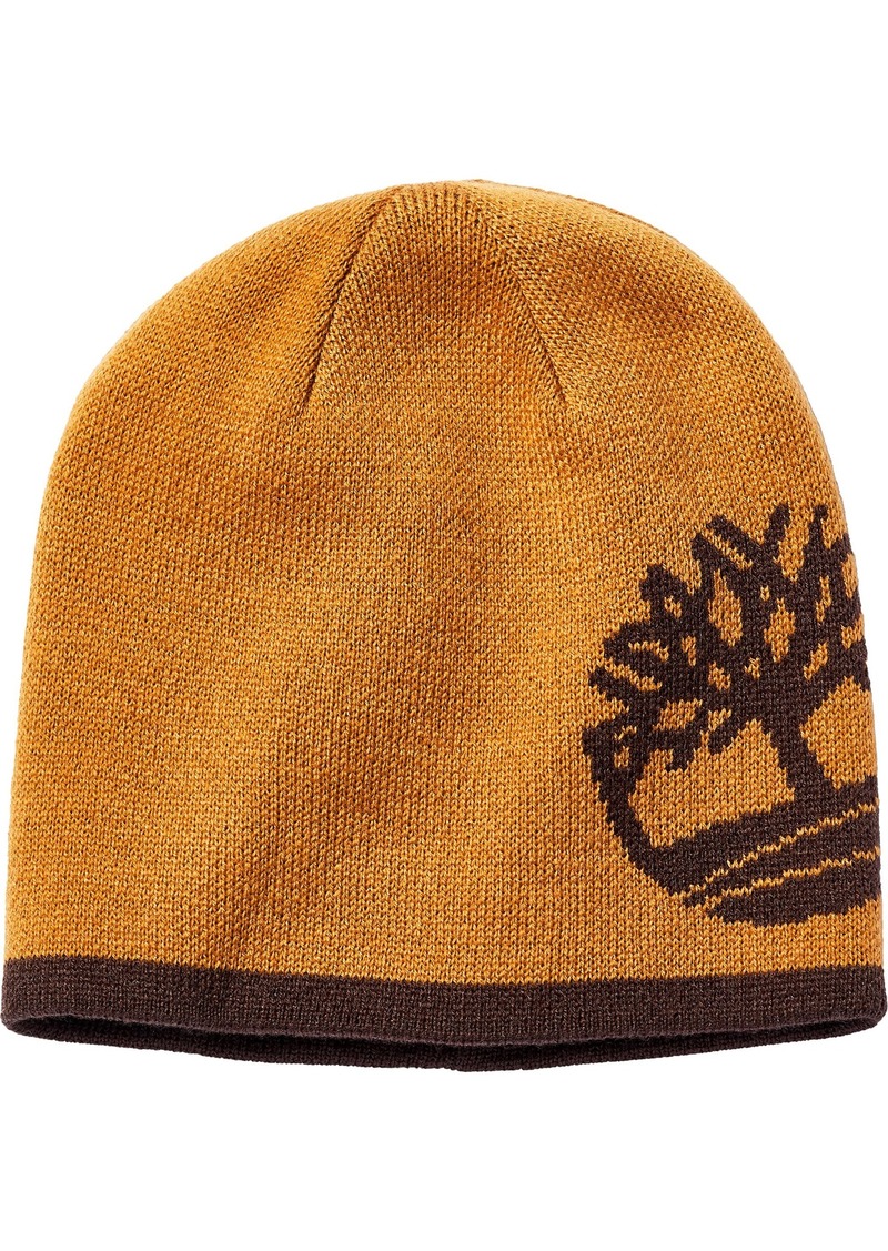 Timberland Adult Reversible Logo Beanie, Men's, Yellow