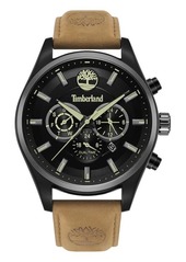 Timberland Ashmont Chronograph Leather Strap Watch