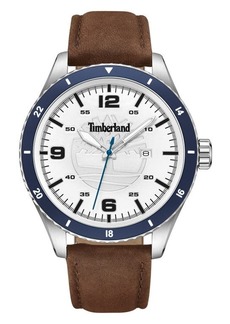 Timberland Ashmont Leather Strap Watch