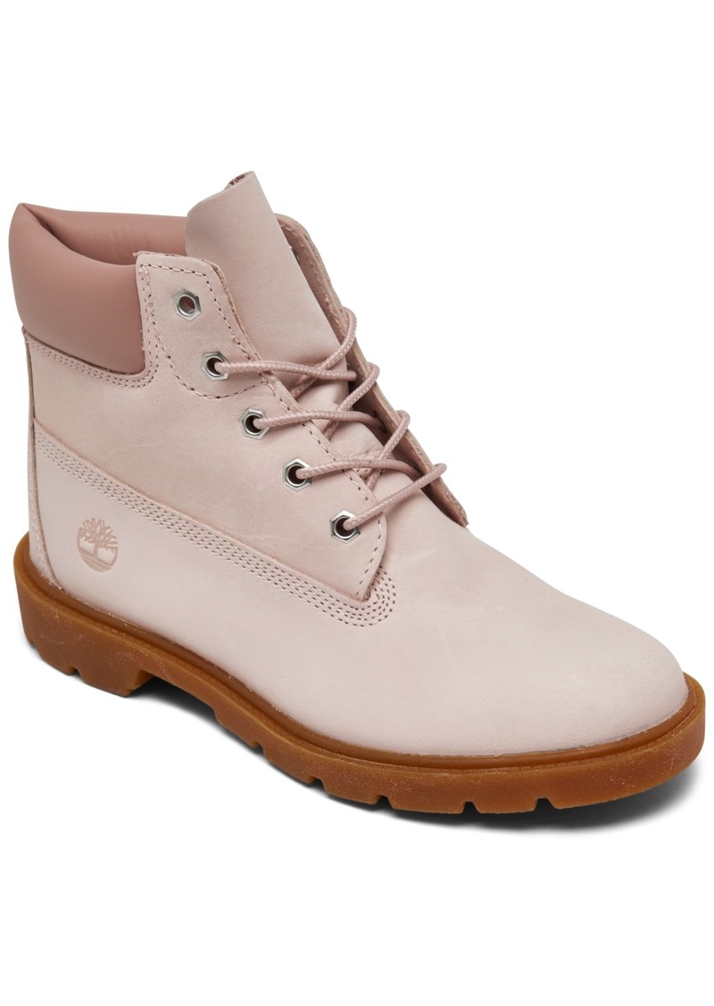 "Timberland Big Girls 6"" Classic Water Resistant Boots from Finish Line - Chintz Rose"