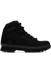 Timberland Black Euro Hiker Boots