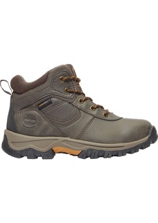 Timberland Kids' Mt. Maddsen Mid Waterproof Hiking Boots, Boys', Size 3.5, Brown