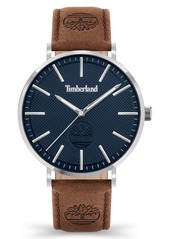 Timberland Kinsley Leather Strap Watch
