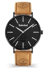 Timberland Kinsley Leather Strap Watch