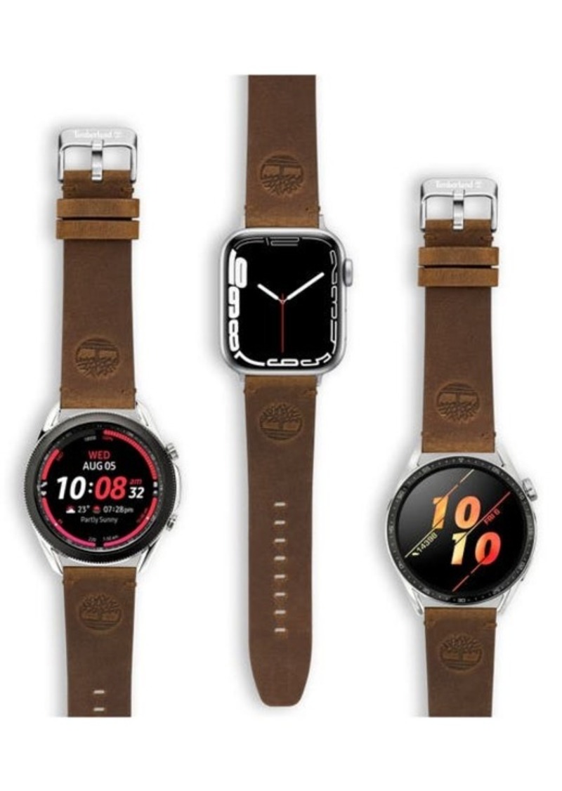Timberland Leather 22mm Smartwatch Watchband