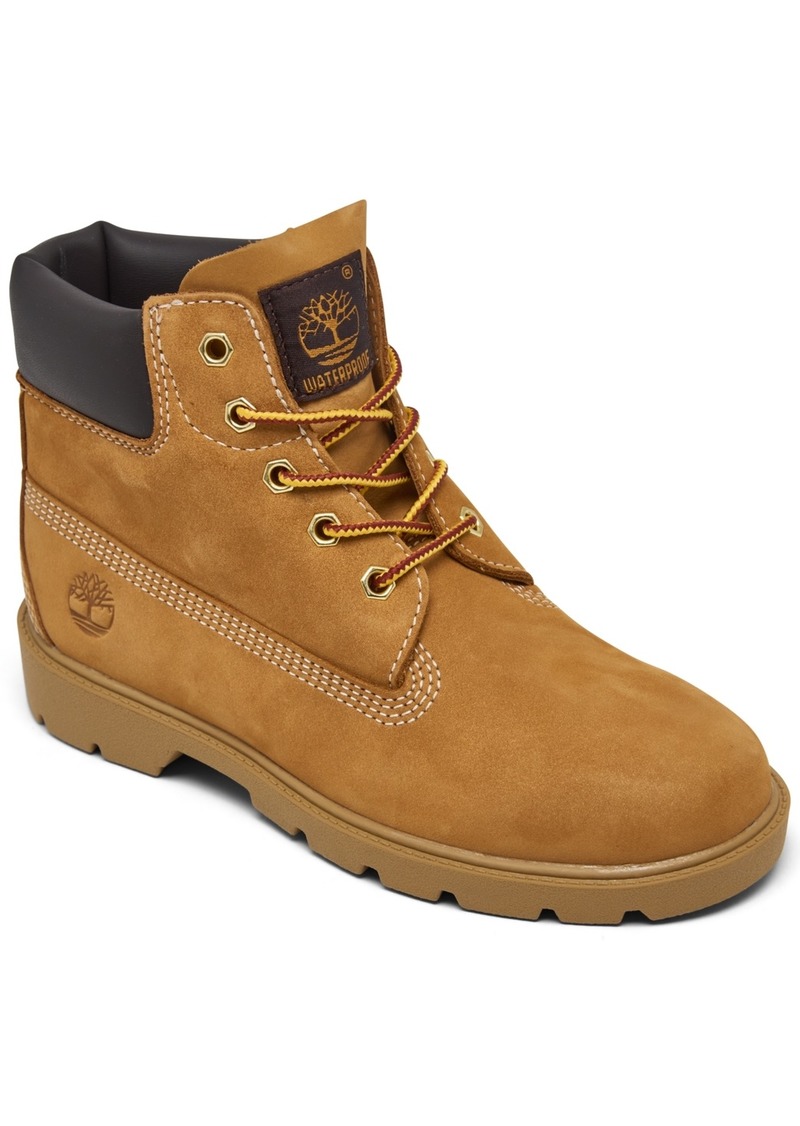 "Timberland Little Kids 6"" Classic Water Resistant Boots from Finish Line - Brown"