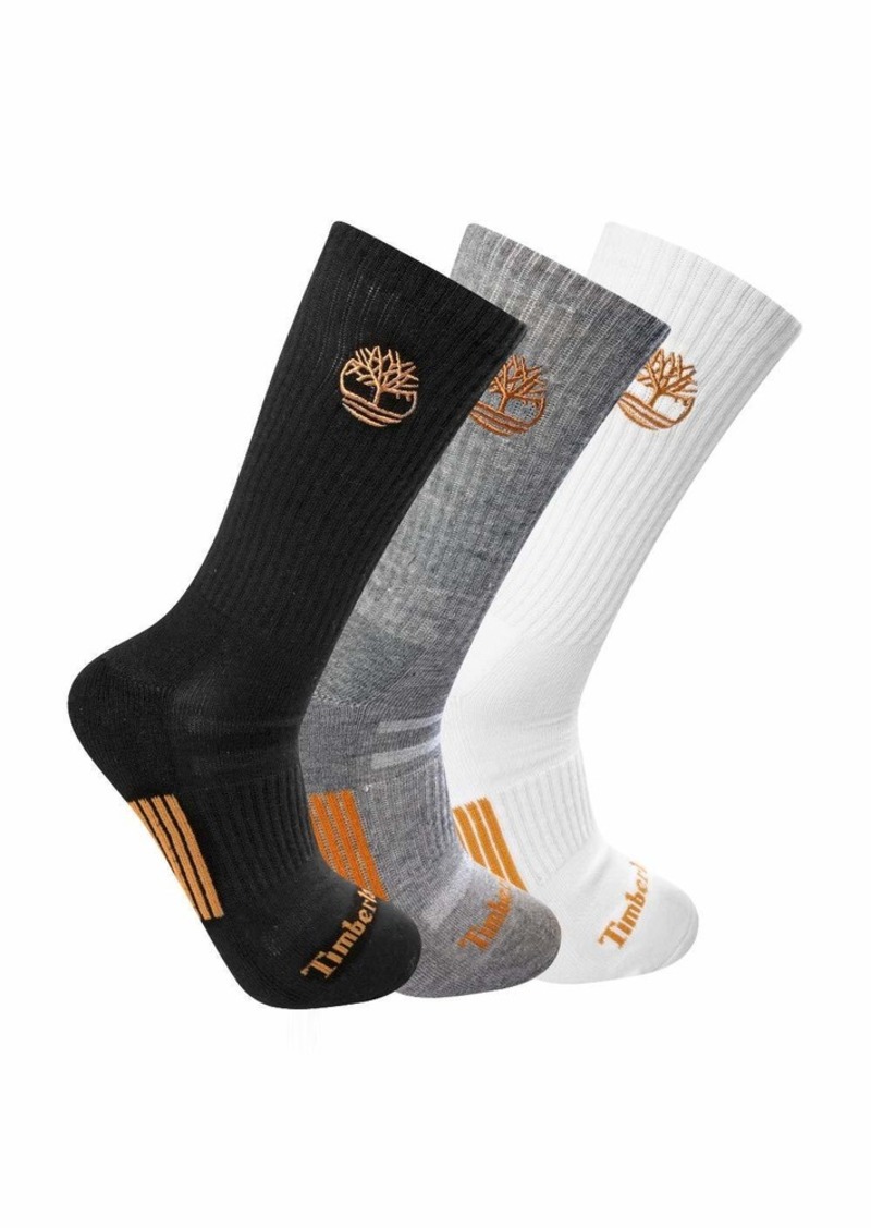 Timberland Men's Half Cushioned Crew Socks  M